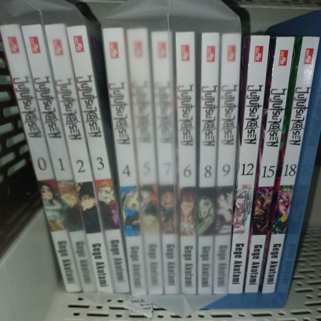 komik jujutsu kaisen volume 0-9 12 15 18