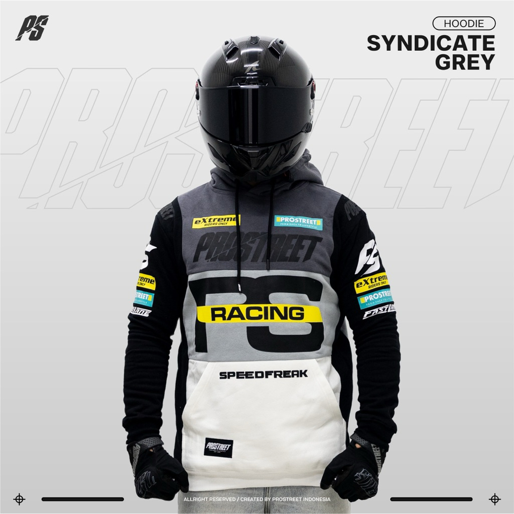HOODIE PROSTREET SYNDICATE GREY ORIGINAL