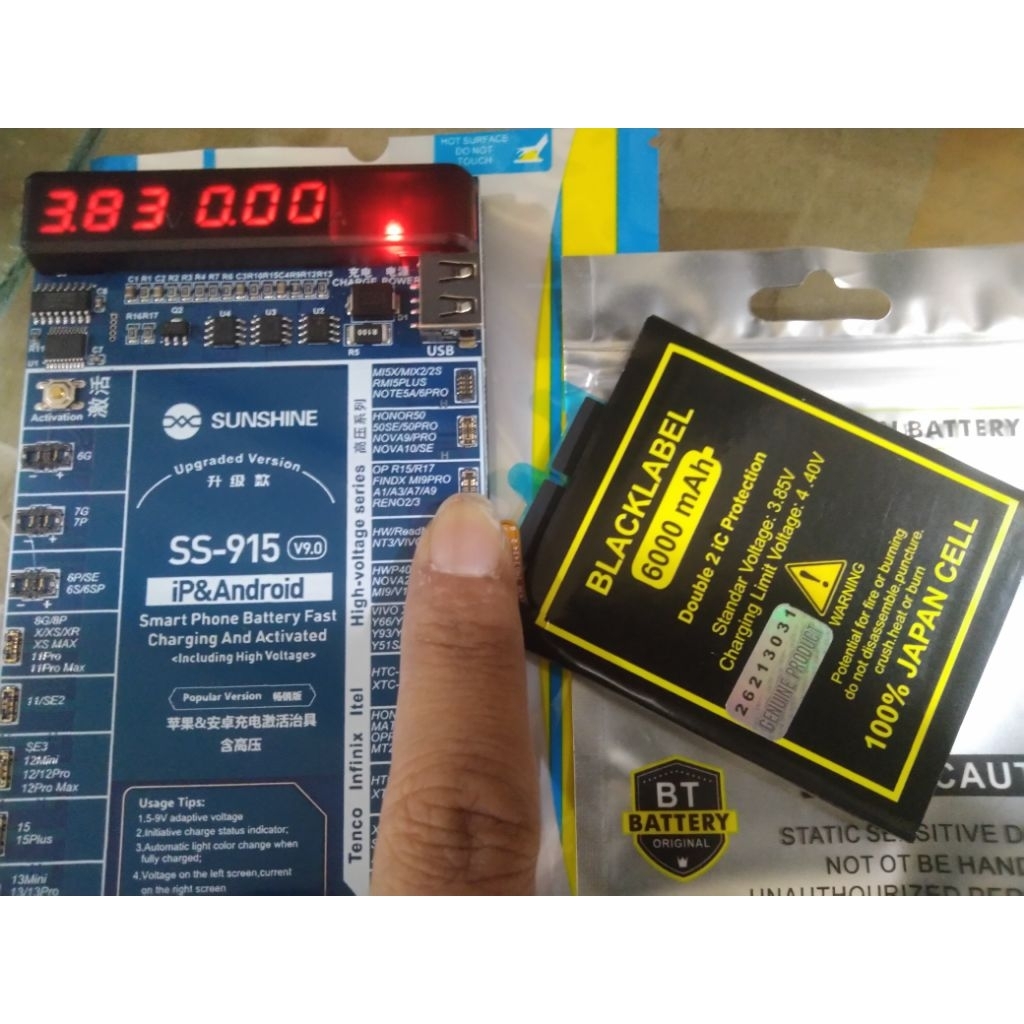 Sharp HE314 HE-314 Batu Batre Battery Baterai Sharp Aquos Z2 A1 FS8002 Double Power 6000mAh 2 iC Pro