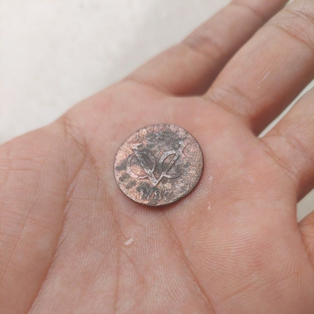 Koin Voc west friesland Tahun 1787 vf