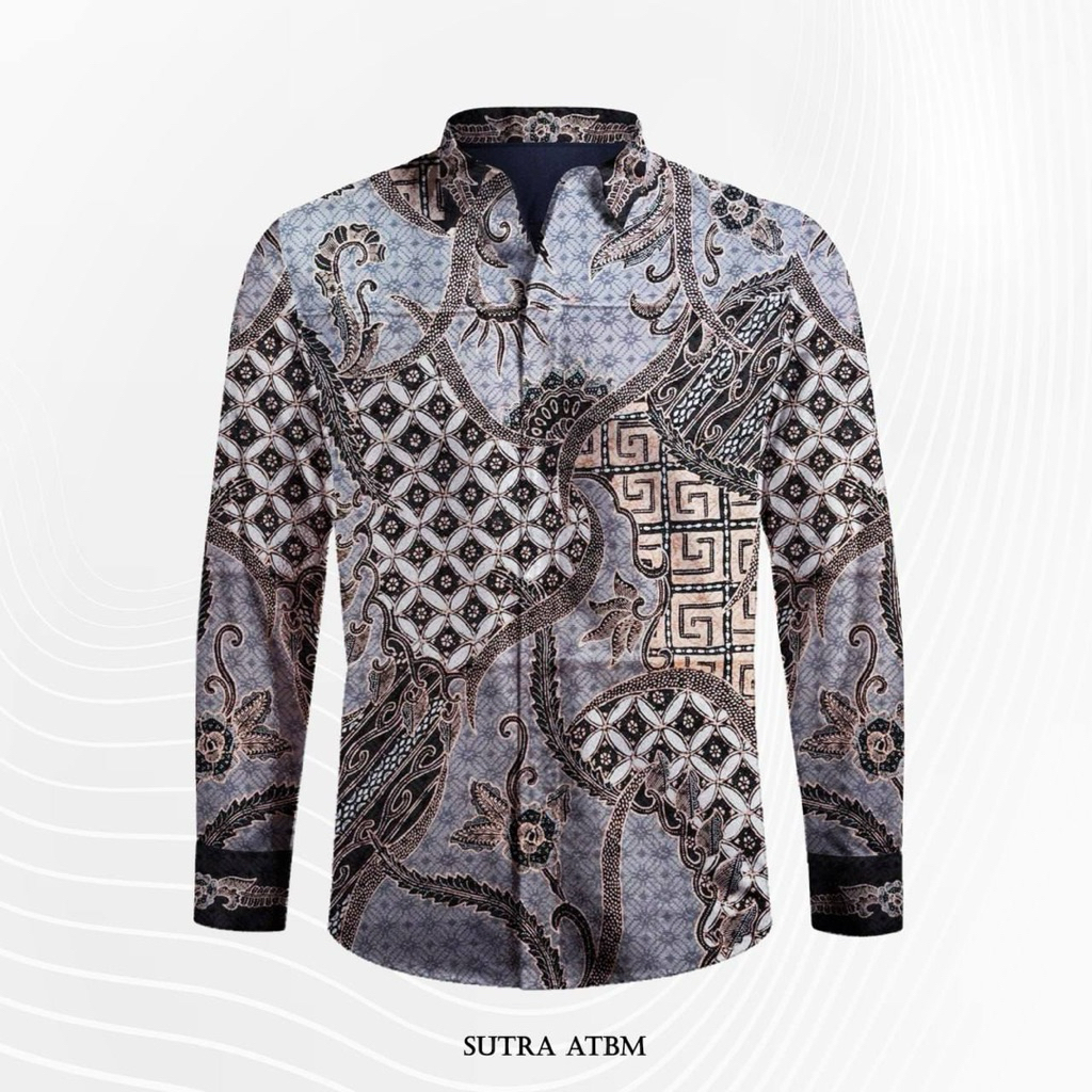 KAIN BATIK TULIS SUTRA ATBM ASLI PEKALONGAN - AM 12