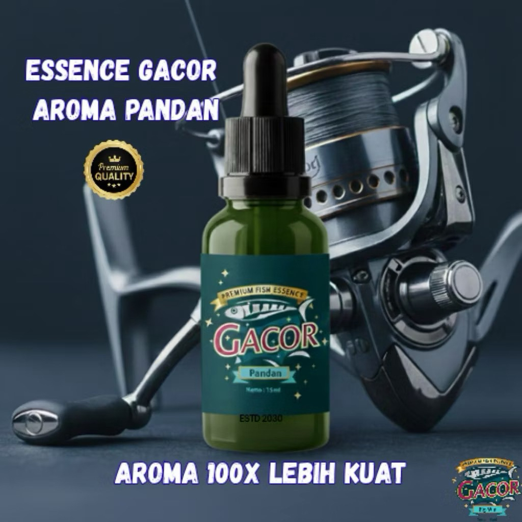 GACOR ESSEN Essen Ikan Nila Super Gacor Dan  Untuk Semua Jenis Ikan Tawar Aroma Pandan