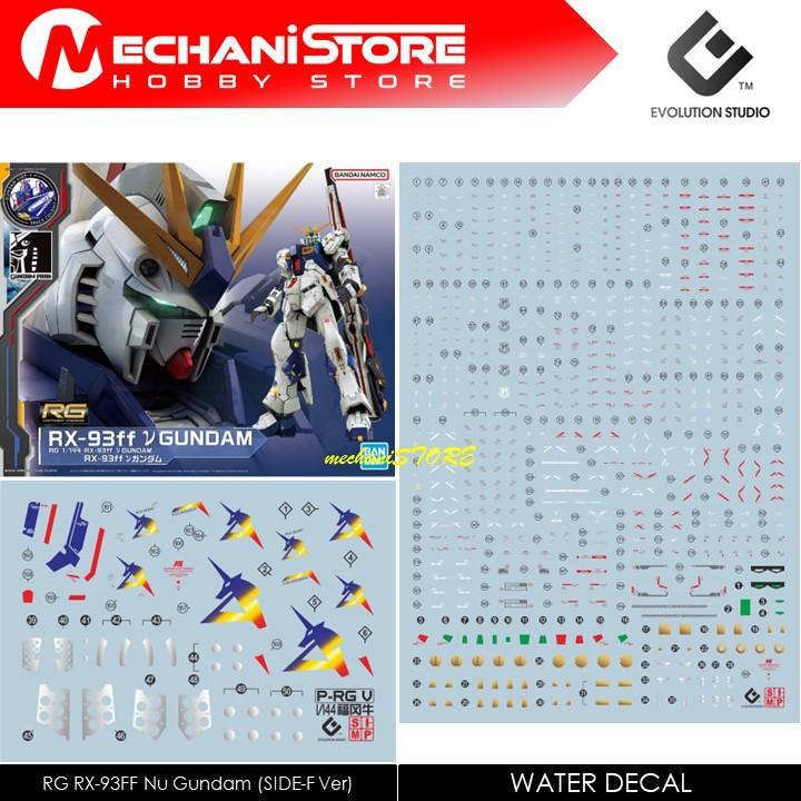 EVO Decal RG - RG V RX-93ff Nu Fukuoka