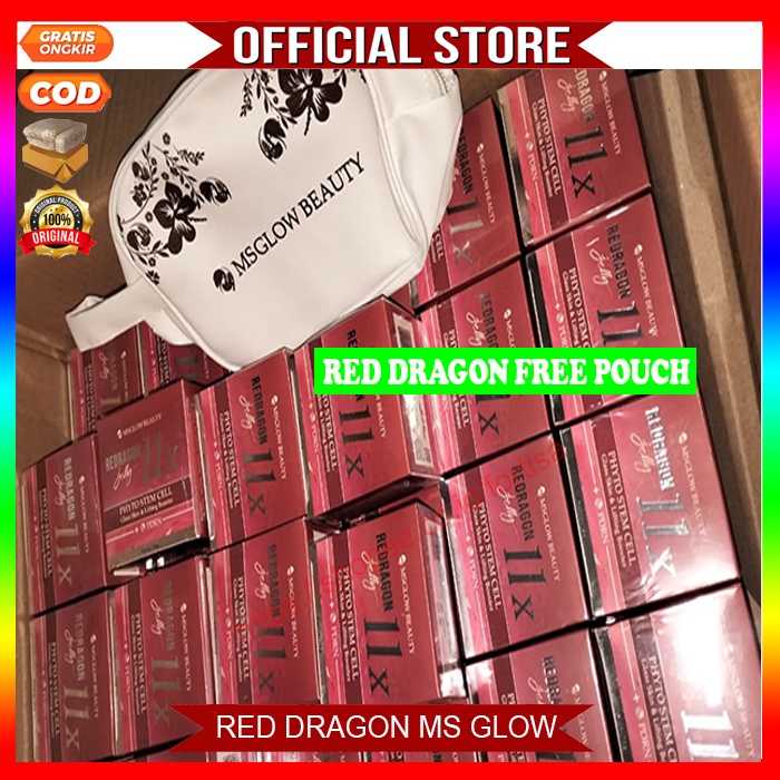 [AKTIVASI[free pouch]]MS Glow Red Jelly ORIGINAL 1000% - Kemasan Terbaru