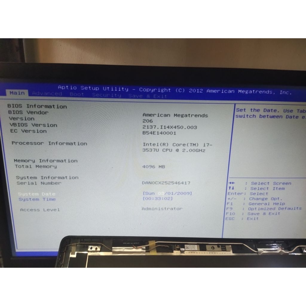 mobo/mainboard/mesin laptop asus A450c core i7 dual vga