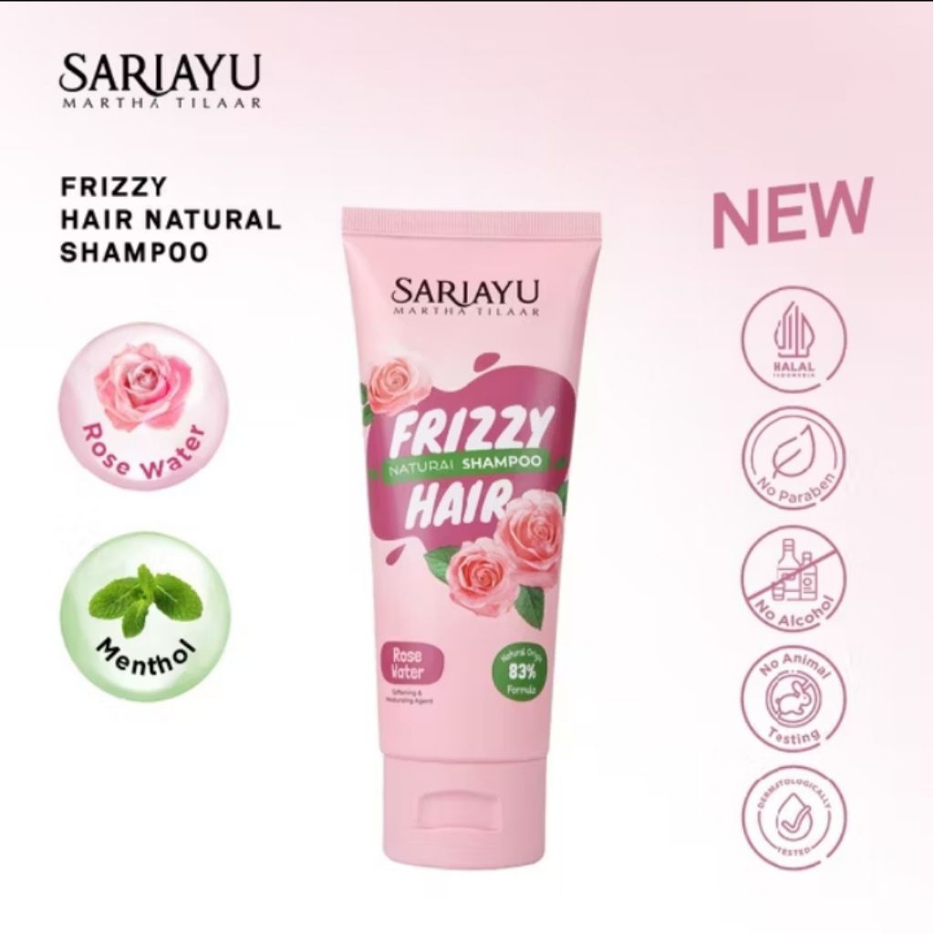 Natural Shampoo - SARIAYU Frizzy Hair Natural Shampoo 170mL