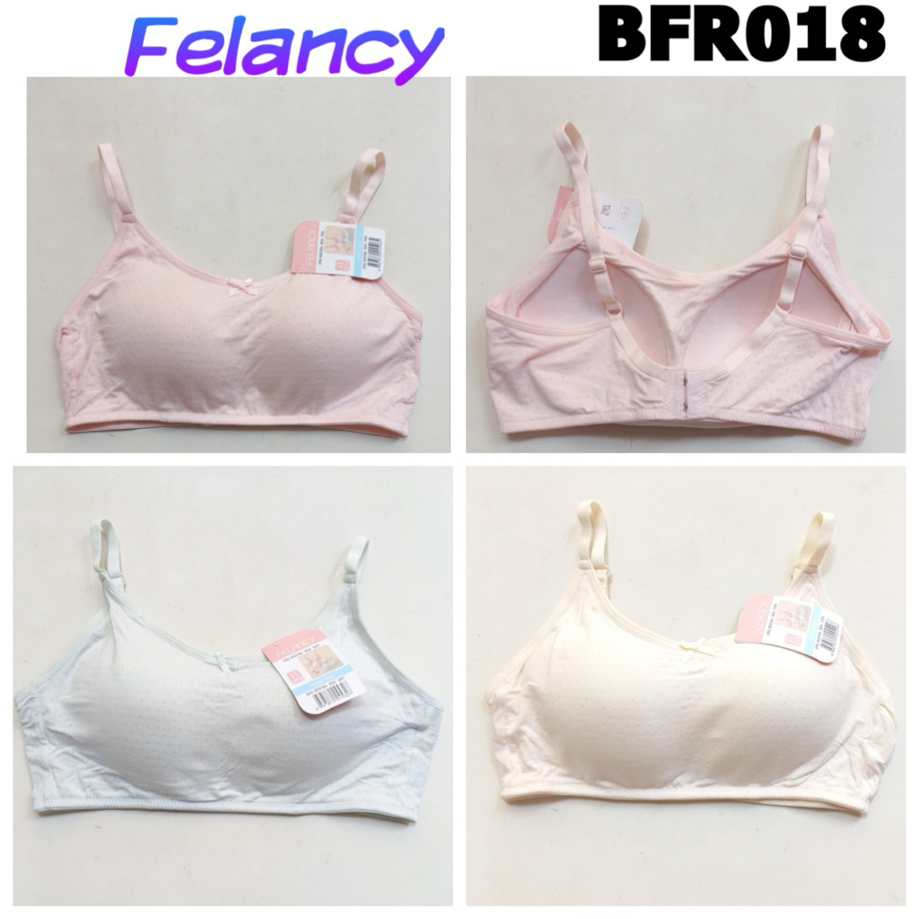 BFR018 miniset felancy bra anak stage 2 training katun dengan kait 32A 34A 36A