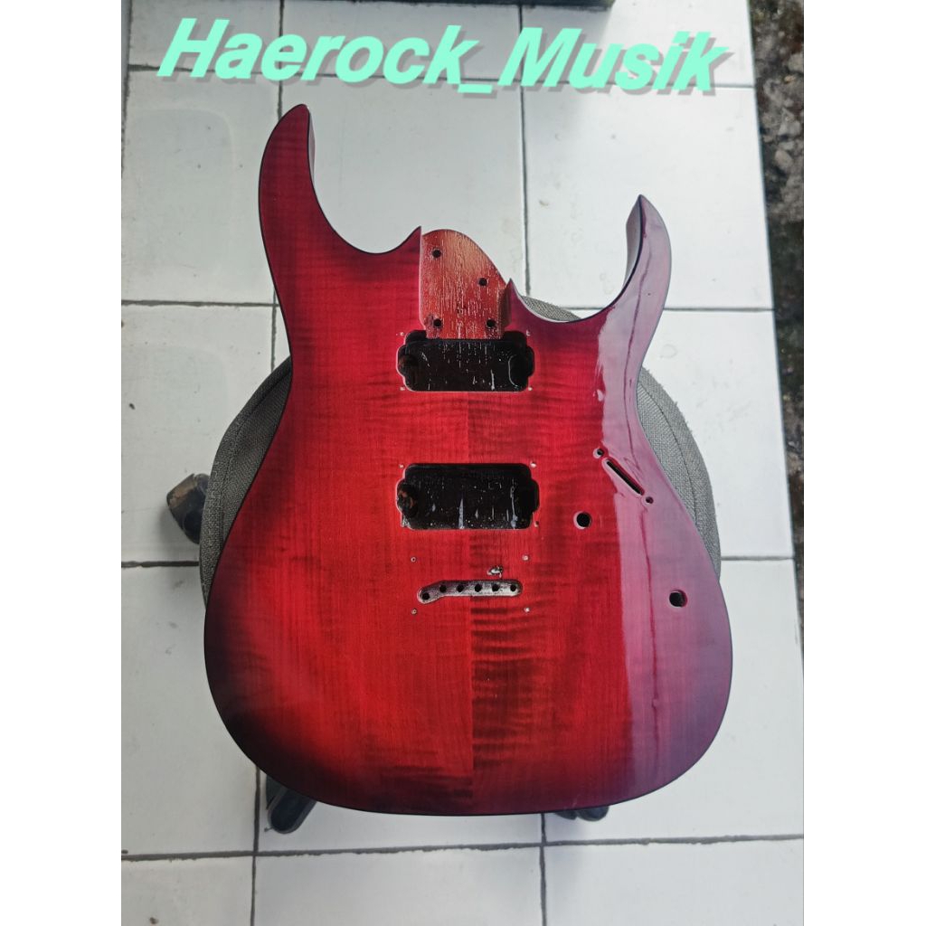 Body ibanez rg6003fm sunbrush red original