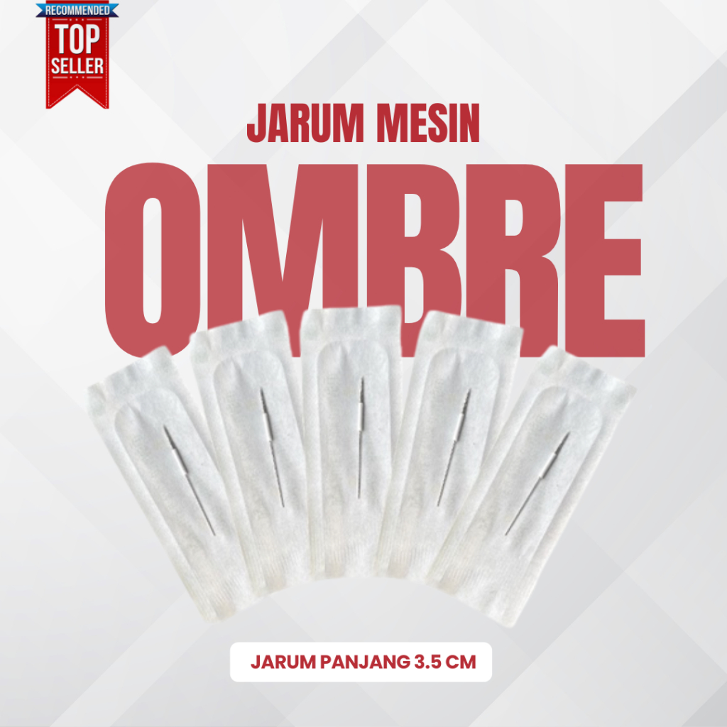 JARUM Sulam Mesin OMBRE / Konektor / Acrylic/ Tutup / Tip Kecil OMBRE POWDER