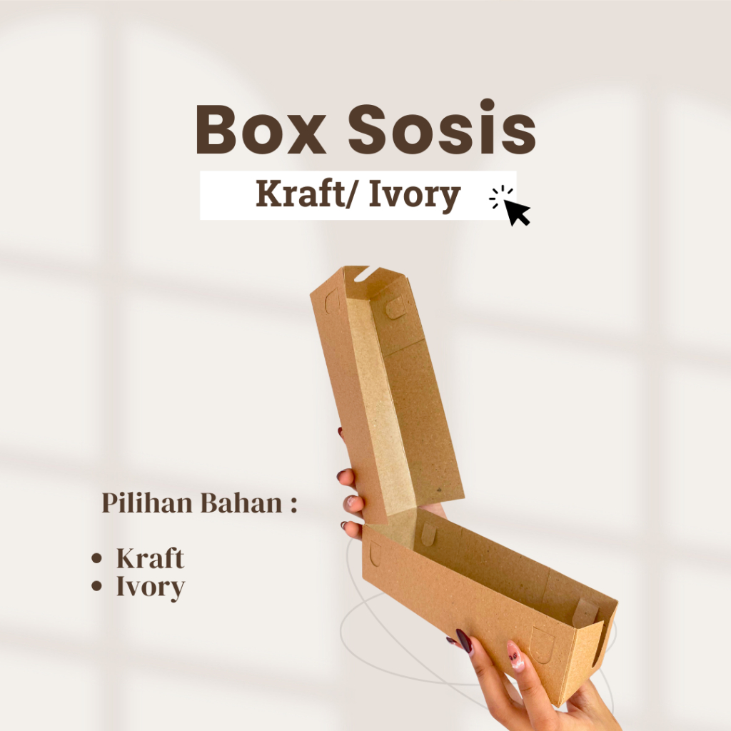 BOX SOSIS - BOX CORNDOG, BOX HOTDOG, DUS SOSIS