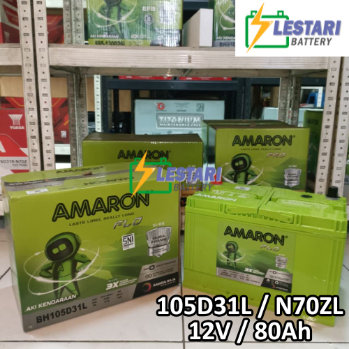Aki Kering Amaron Hi-Life PRO 105D31L / N70ZL