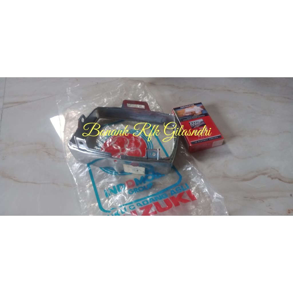 Ring ring plat reflektor lampu depan Suzuki Rc100 RC100 jetcoold croom crom crum krum asli ori orisi