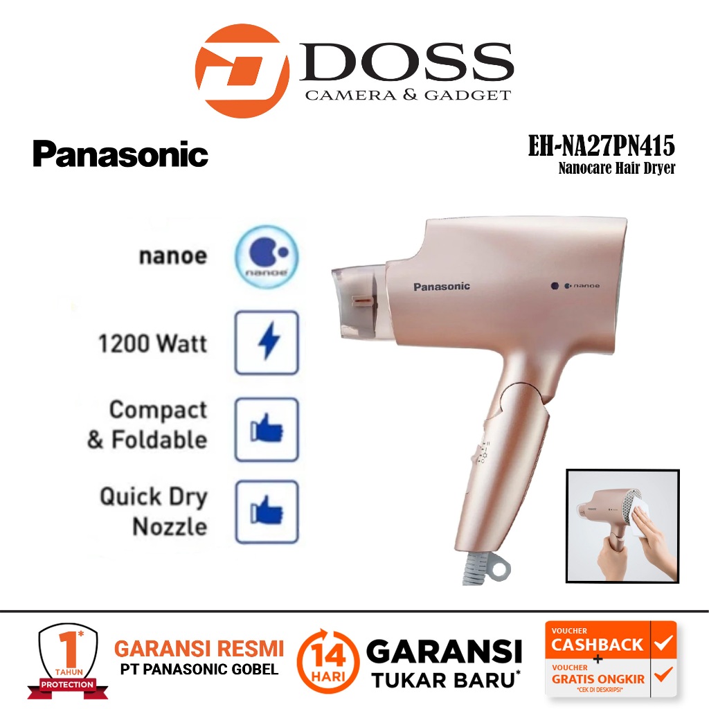 Panasonic EH-NA27PN415 Pengering Rambut