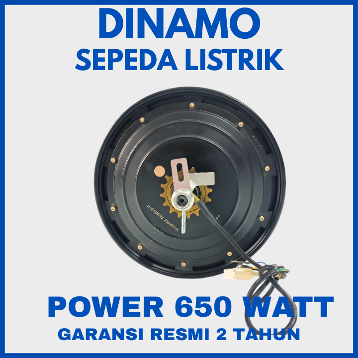 DINAMO SEPEDA LISTRIK SELIS, UWINFLY, GODA, PACIFIC, OFERO | DINAMO 500 WATT COCOK UNTUK SEMUA TIPE 