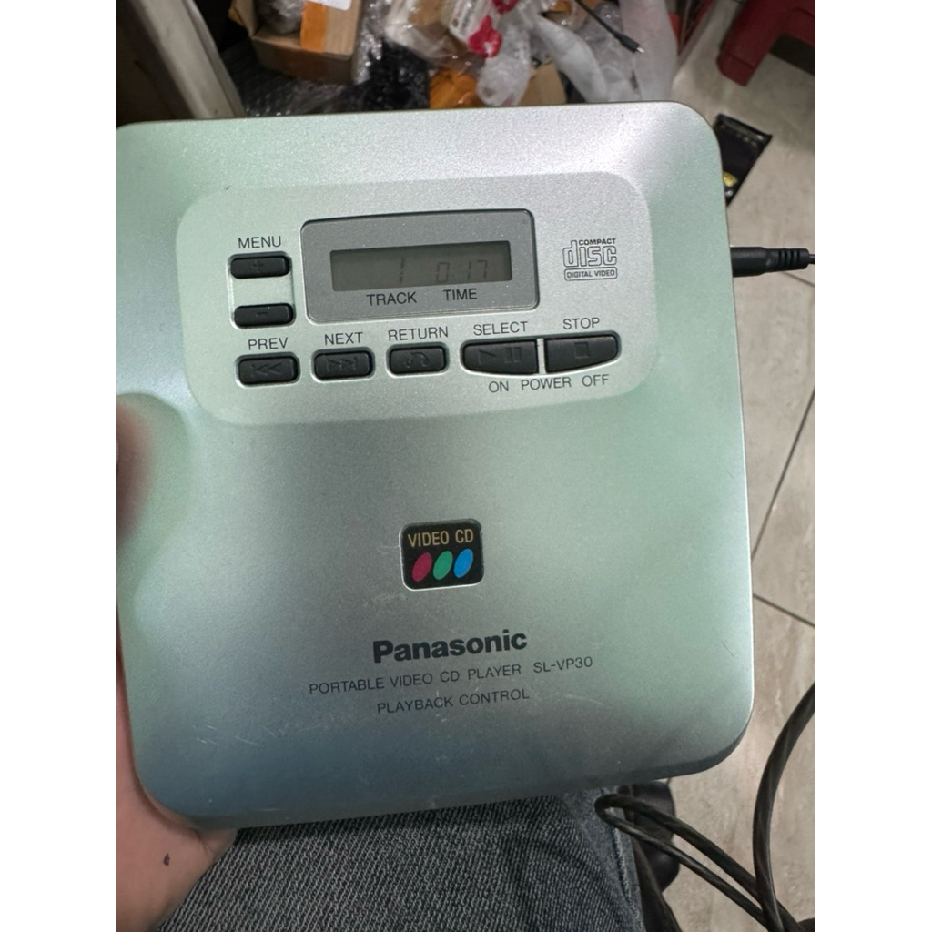 PANASONIC PORTABLE VCD PLAYER SL-VP30 VINTAGE