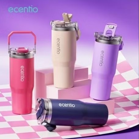 ECENTIO Tumbler 900ml Tahan Dingin 24 jam