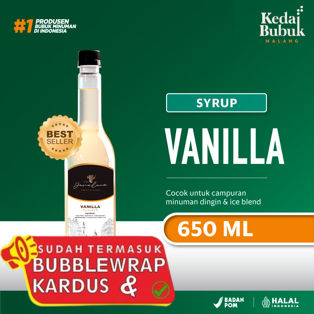 Javaland Syrup Vanilla