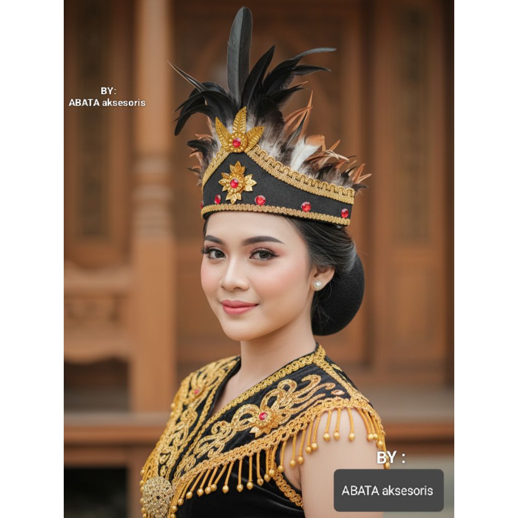 MAHKOTA ADAT DAYAK PREMIUM UNTUK SEMUA ACARA/aksesoris topi Dayak
