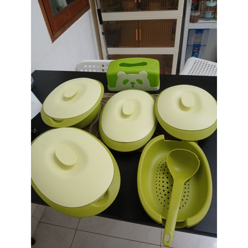 tupperware blossom preloved set mulus