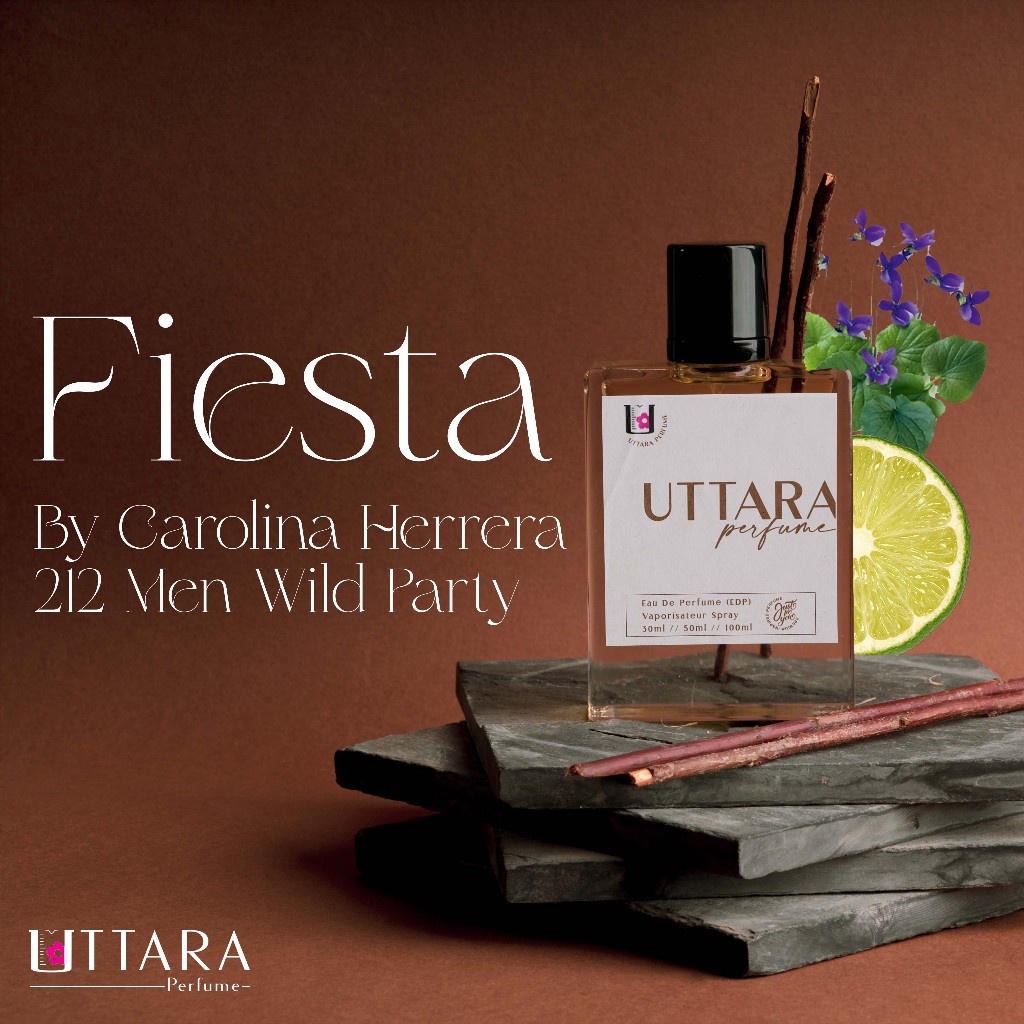 Uttara Parfum FIESTA ( CH 212 VIP WILD PARTY ) 30ml / 50ml / 100ml