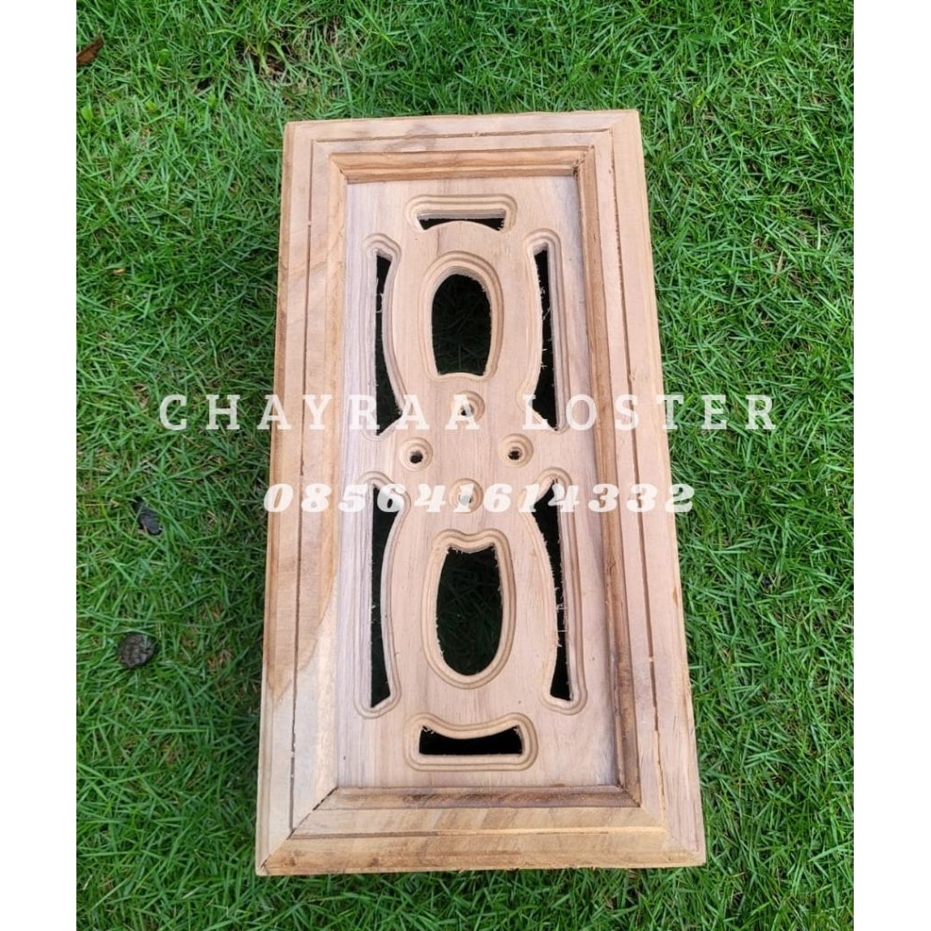 Loster Kayu Jati motif minimalis, Loster Jepara