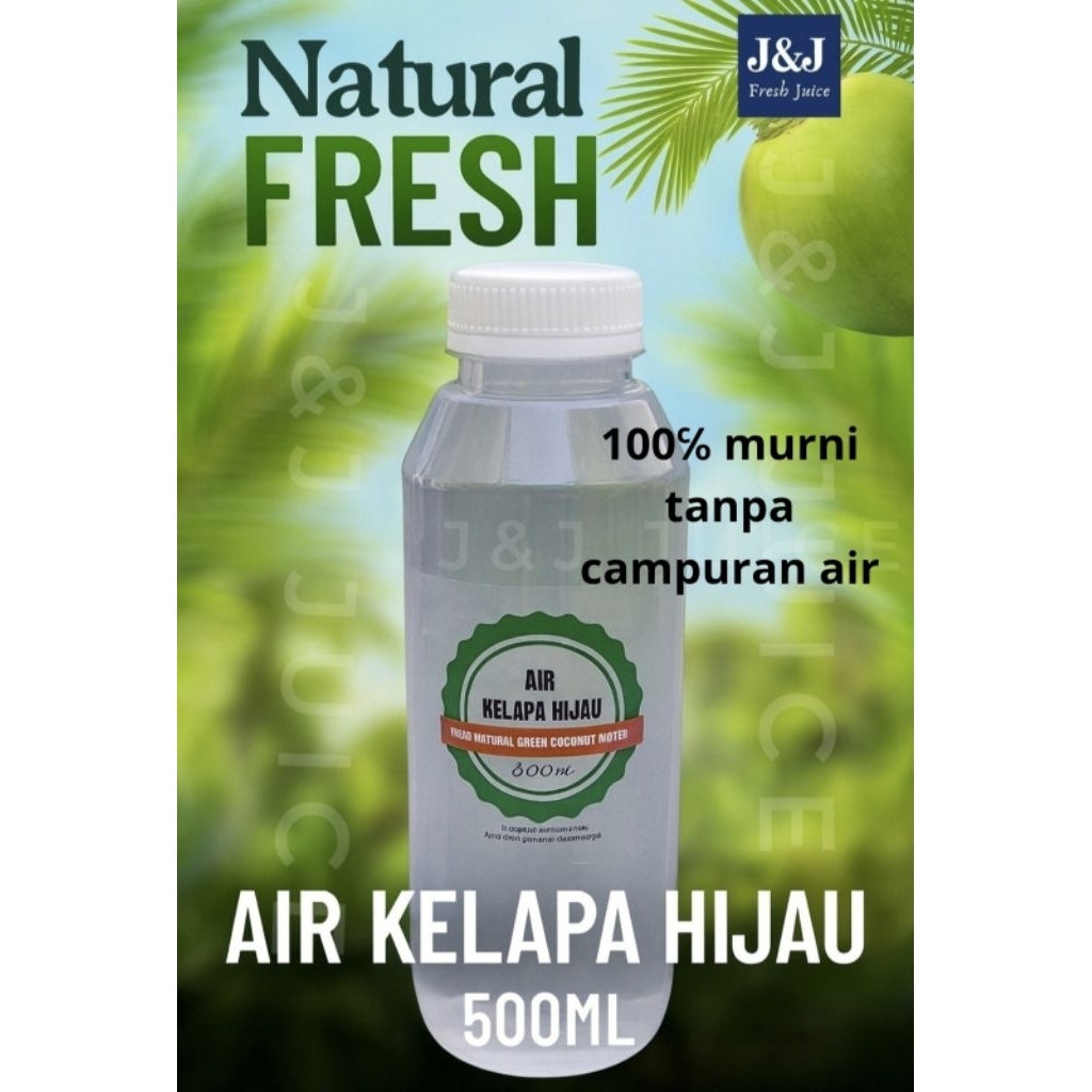 Air kelapa ijo / j&j Air kelapa hijau /J&J Air kelapa ijo 500ml