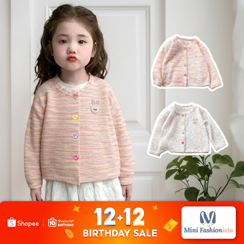 cardigan anak bayi rajut premium 100% import grade a baju cardigan anak sweater bahan bulu lembut ra