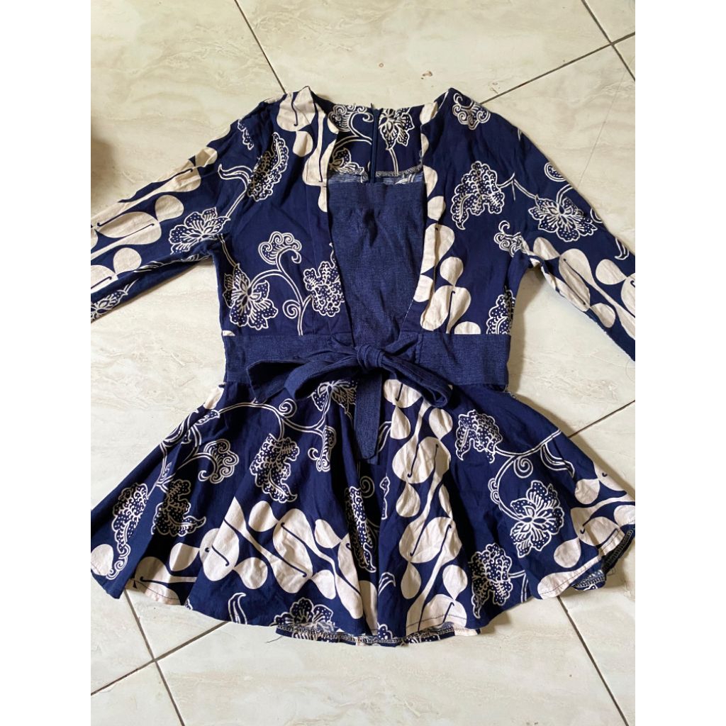 preloved baju vest outer blouse kemeja batik ospek kerja kuliah