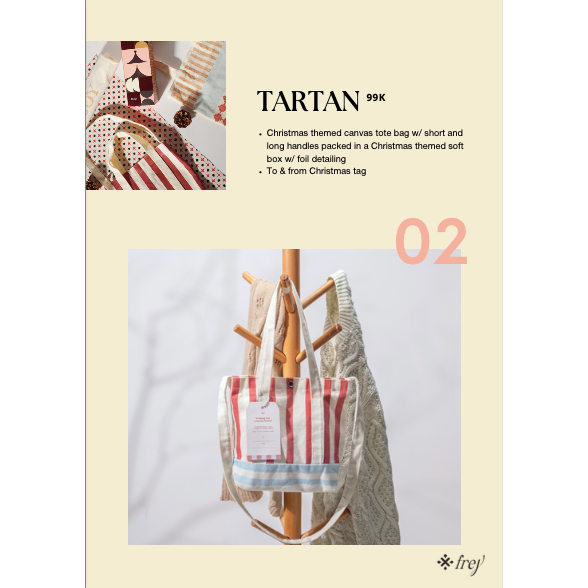 Freyandco | Tartan - Hampers Natal | Christmas Hampers | Parcel Natal | Kado NatalHampers Natal/Bag 