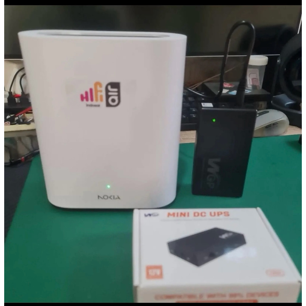 Portable Battery Backup Mini UPS 12V/2A 2000mAh Modem Home Router Nokia Hifi Air B310 B311 B315 B618