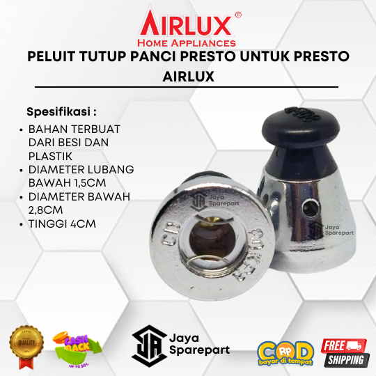 Peluit Tutup Panci Presto untuk Presto Merk Airlux
