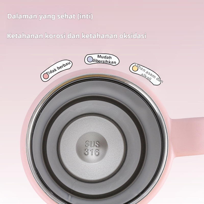 tumbler stainless botol minum aesthetic Gelas Es Berkapasitas Besar 1000ml dari Baja Tahan Karat 316