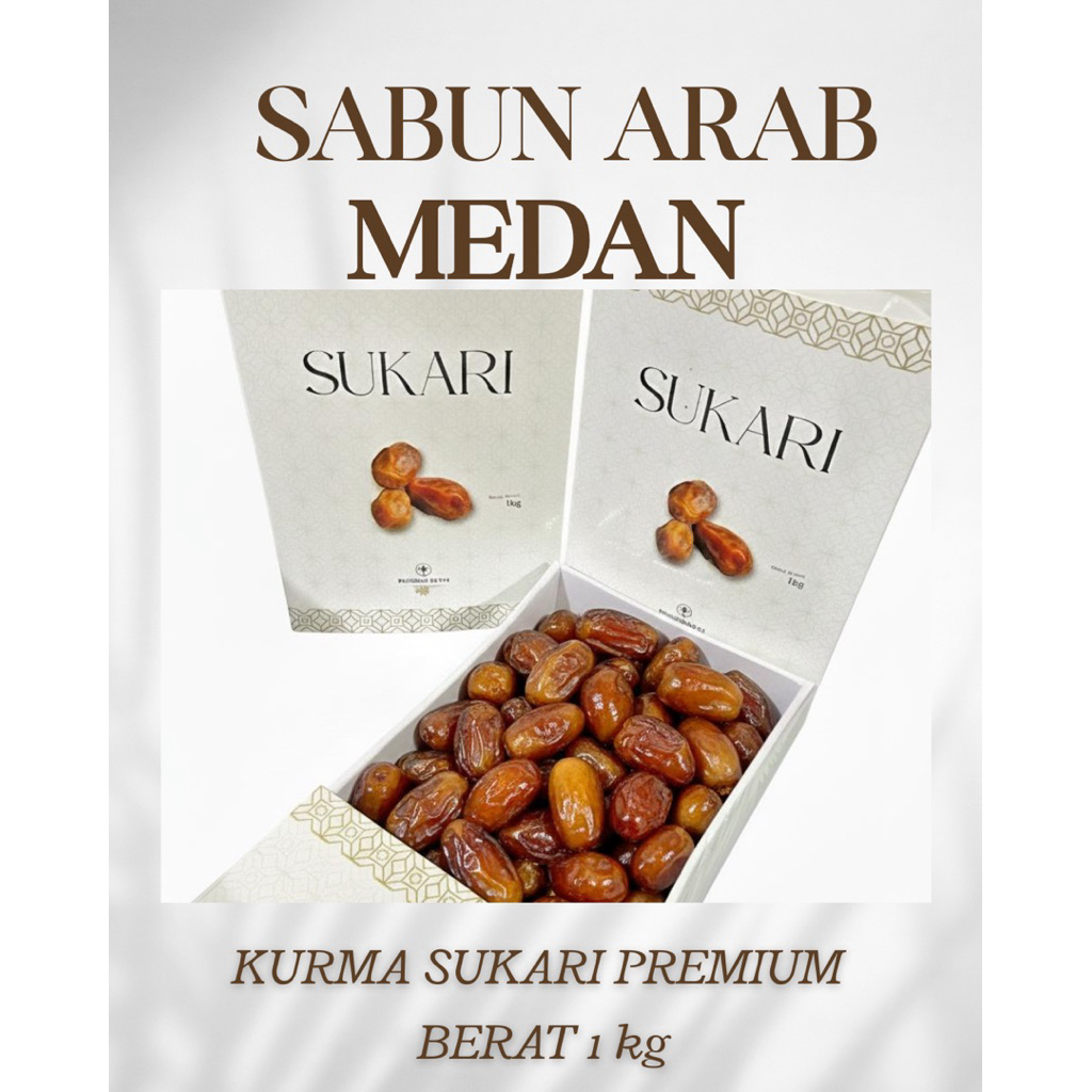 KURMA SUKARI PREMIUM 1 KG SUKKARI ALQASSIM WRAPPING BISA COD MEDAN