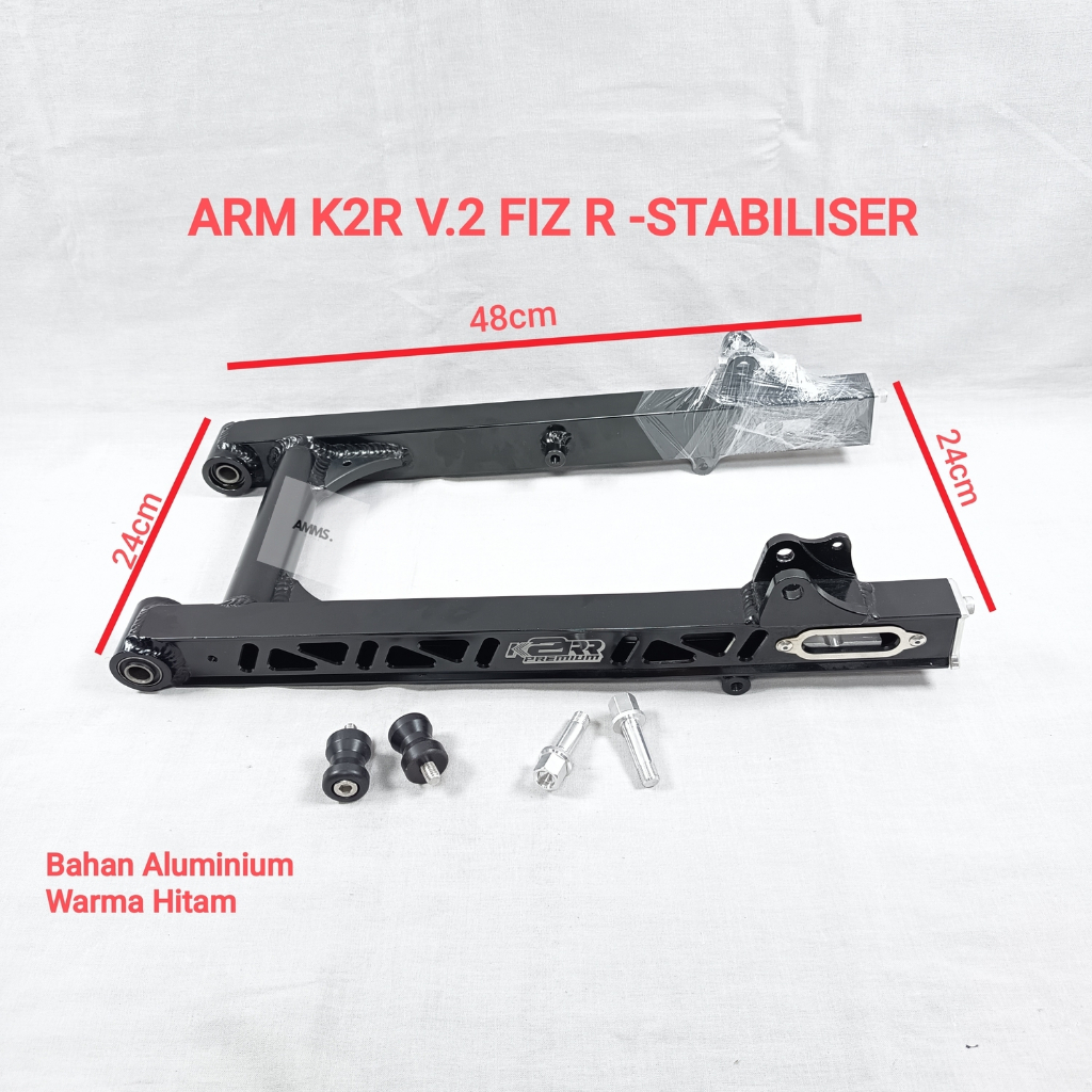 ARM K2R / KAWAHARA V.2 MOTOR FIZ R -STABILISER HITAM / MERAH / HIJAU
