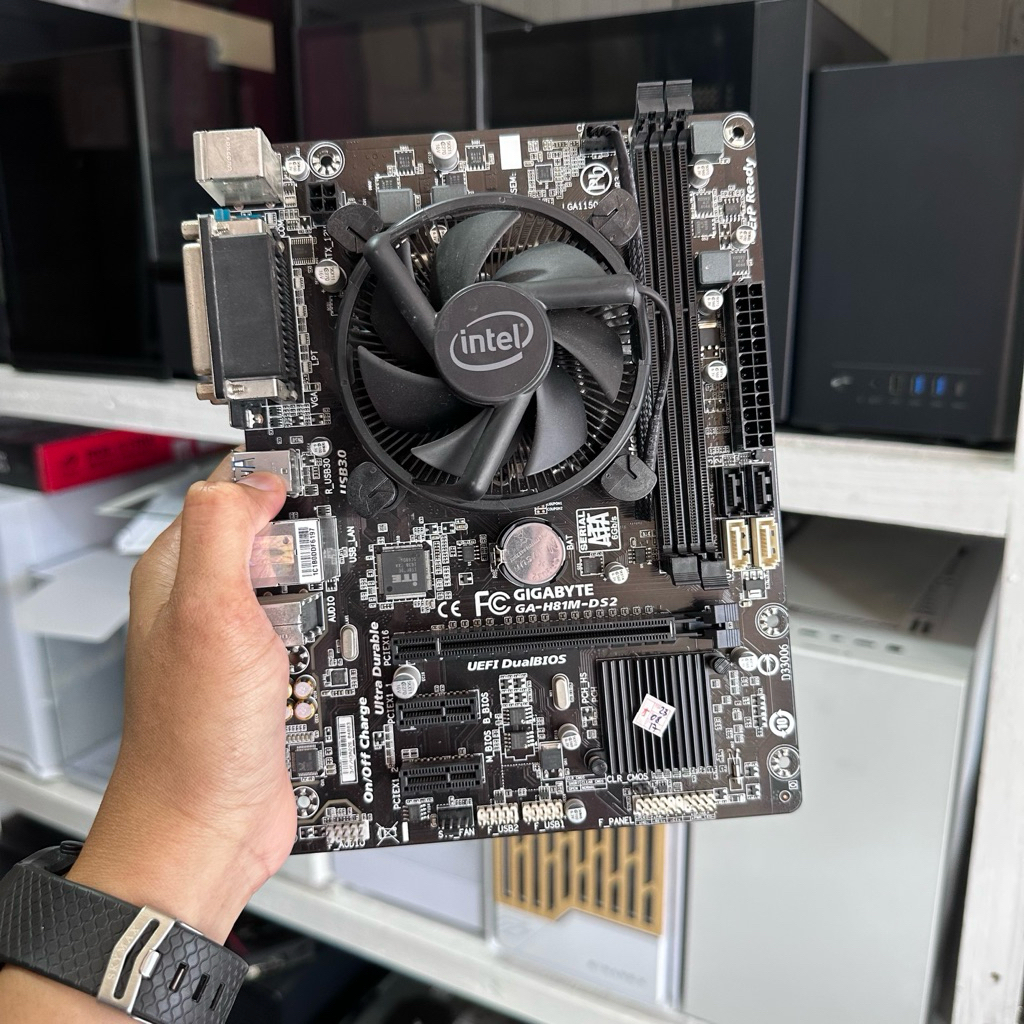 H81 + i5 4460 + Fan + Backpanel