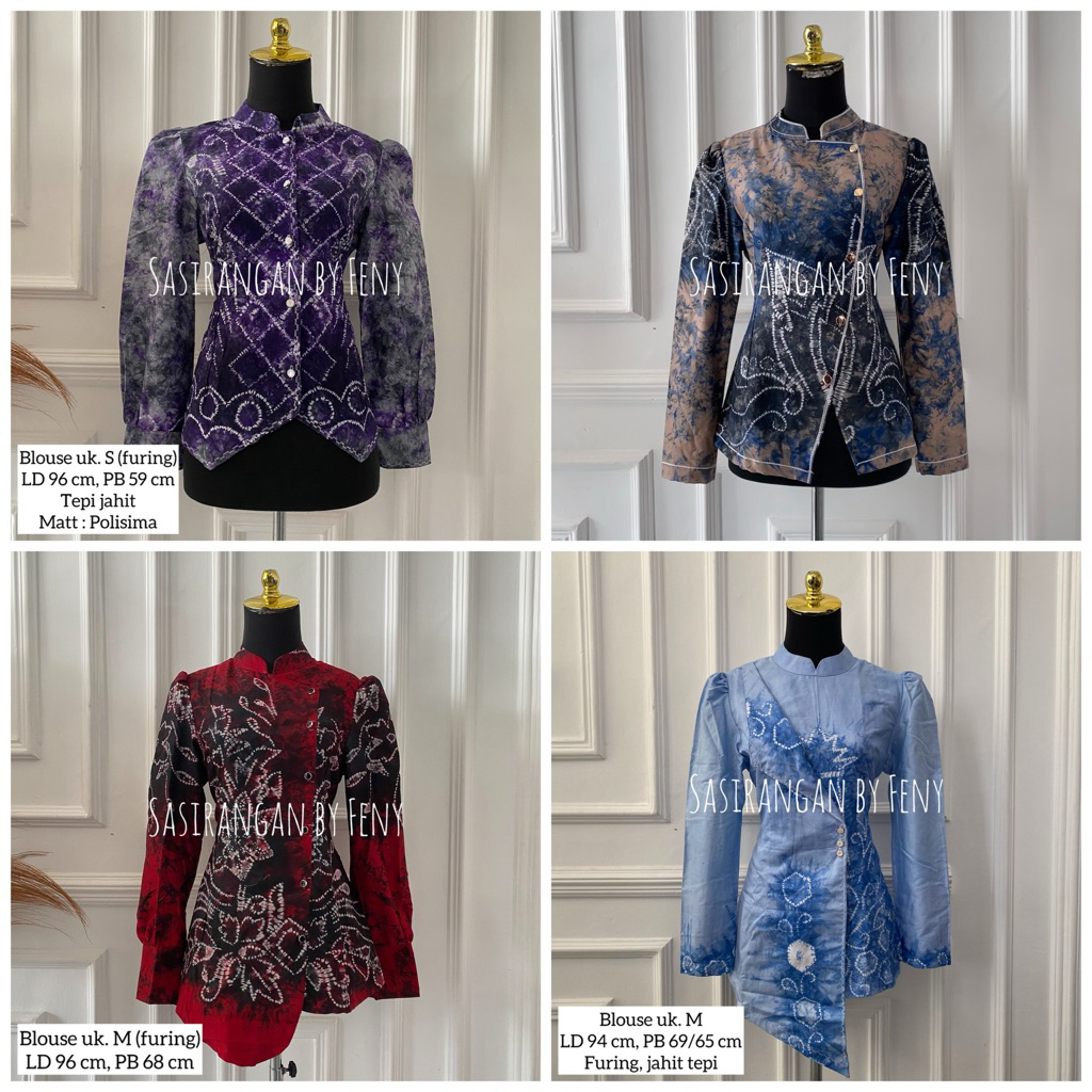 Tunik Blouse Outer Baju Kerja Sasirangan Wanita | Vest Sasirangan | Batik Banjarmasin Kalimantan