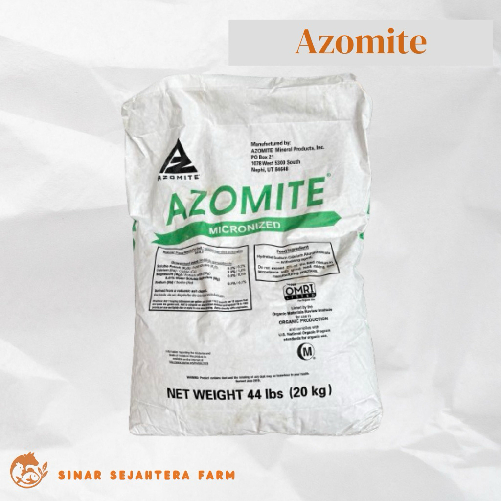 Azomite mineral/ mineral  serbaguna/ perikanan, peternakan, pertanian 20 Kg