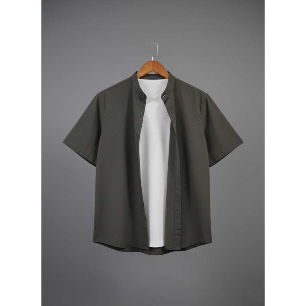 Kemeja koko Pria Polos kerah Shanghai YEGE