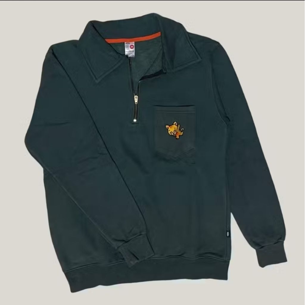 crsl chilo polonian sweatshirt green