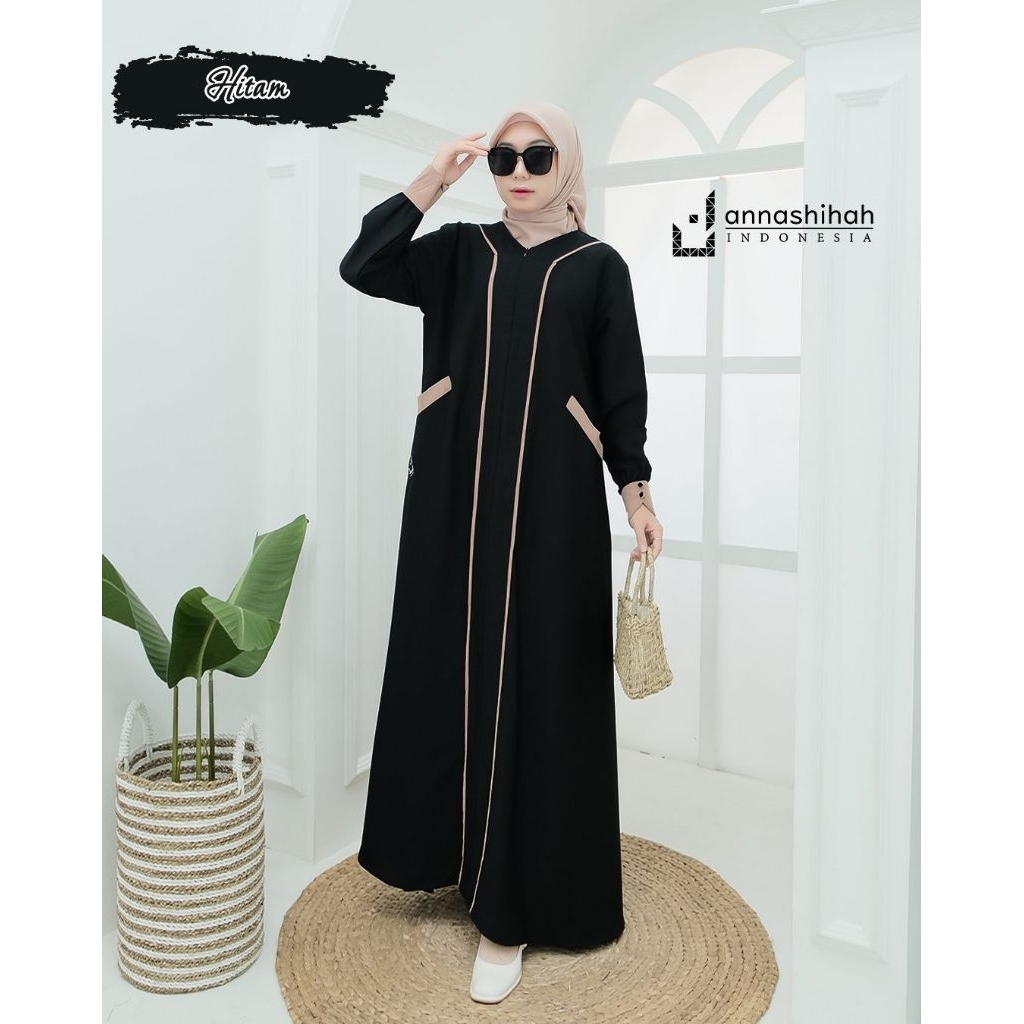 YUNIA ABAYA BY ANNASIHAH / GAMIS POLOS DEWASA / YORIS / DE BUTIQUE
