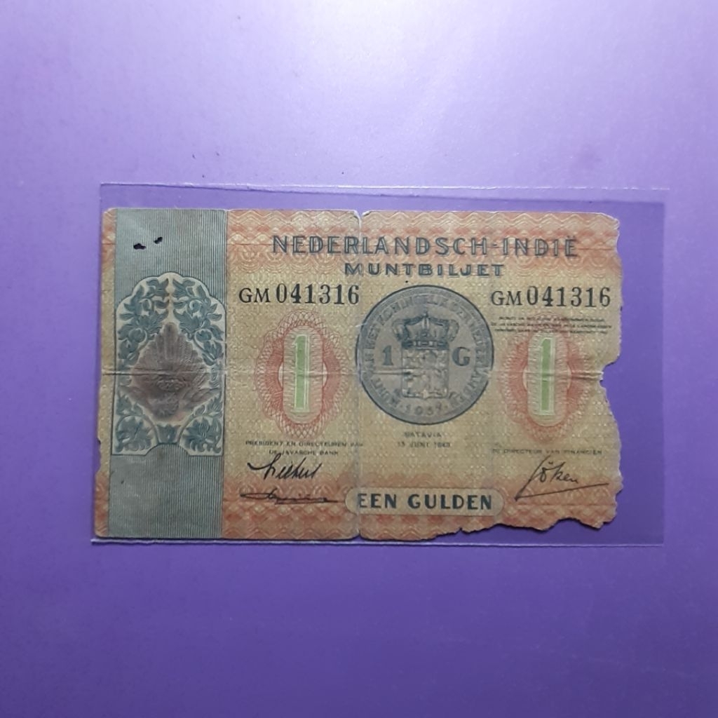 Uang kuno muntbiljet