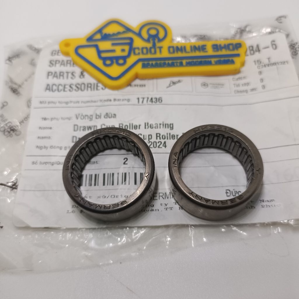 Bearing Bambu Dudukan Shock Vespa Matic / Laher Dudukan Shockbreaker Vespa Matic