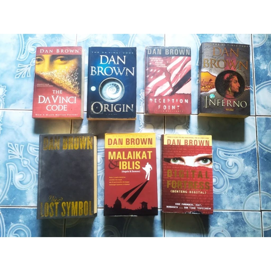 Original Hardcover HC Softcover SC Paket Lengkap Dan Brown Bahasa Indonesia Ukuran Besar Jilid 1 2 3