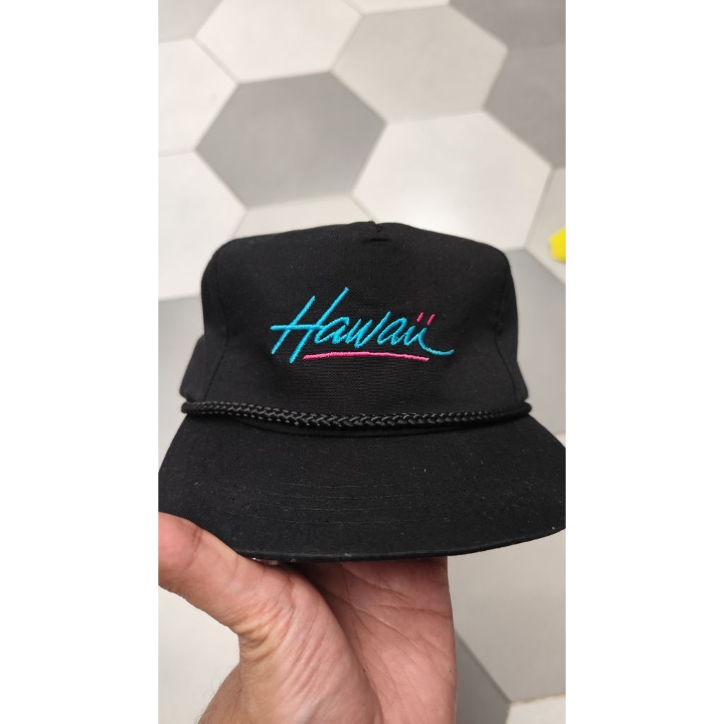 topi vintage usa hawaii rope hat