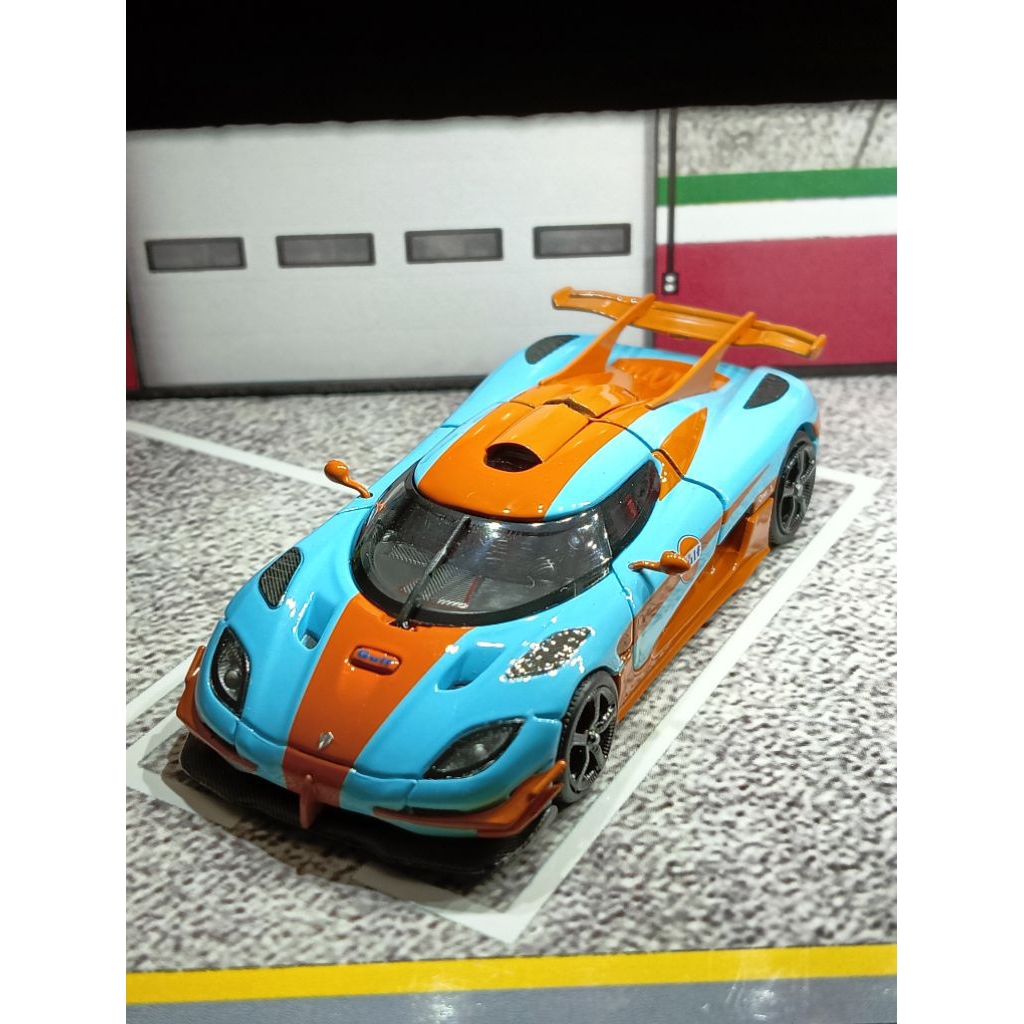 mj model koenigsegg one gulf livery