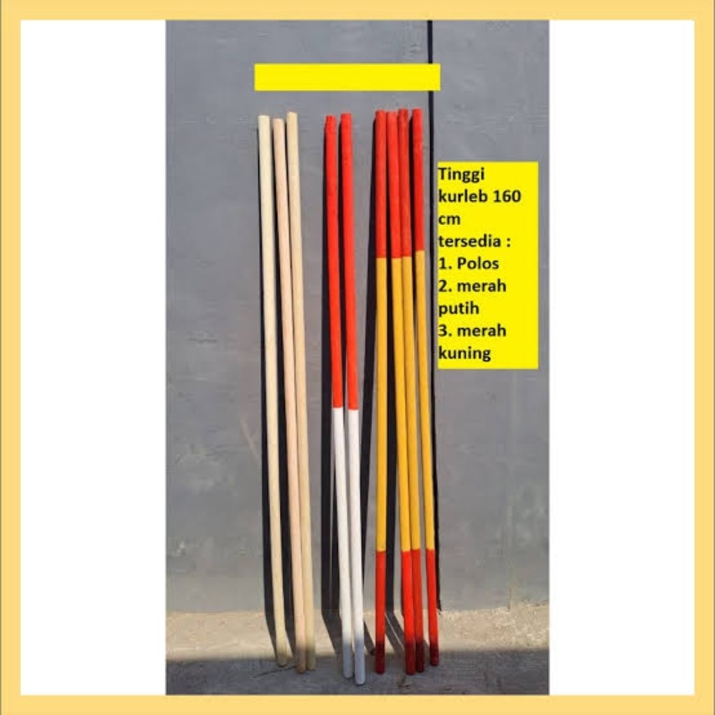 TONGKAT PRAMUKA KATU POLOS, MERAH PUTIH DAN MERAH KUNING