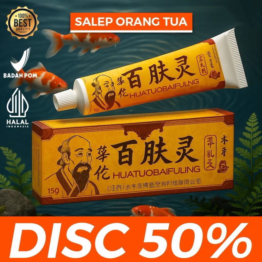 SALEP BAIFULING CAP ORANG TUA/SALEP CINA/SALEP GATAL AMPUH/SALEP ORIGINAL