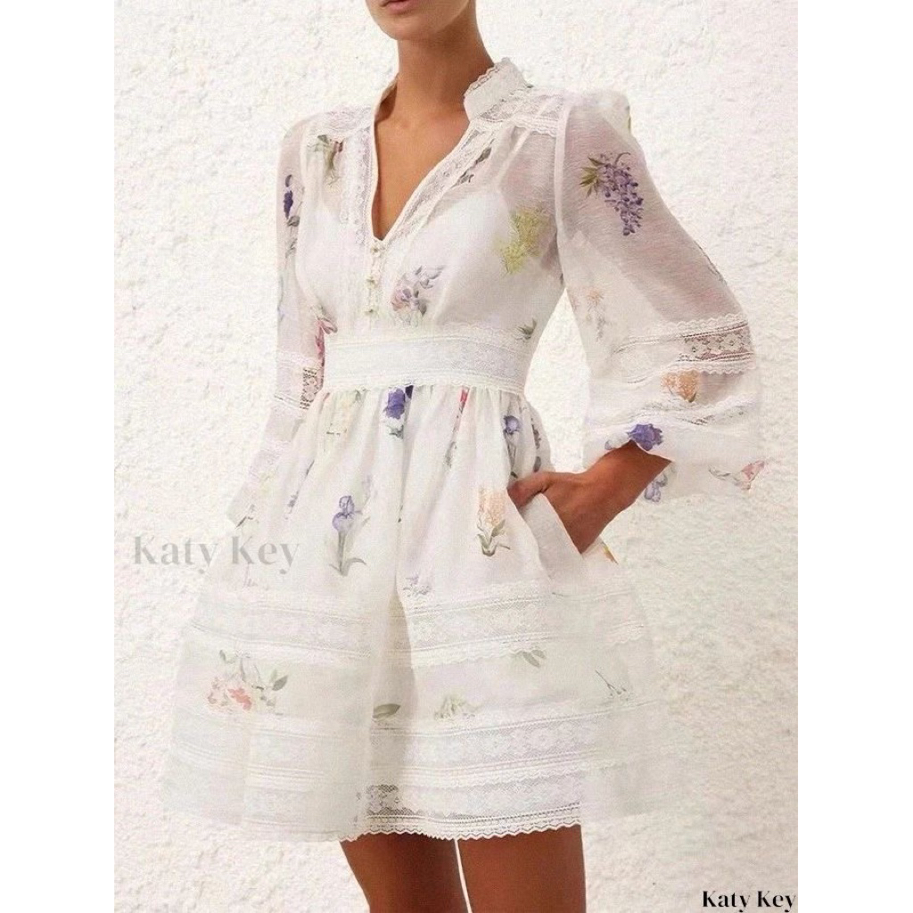 dress floral zimmerman white bkk mini dress