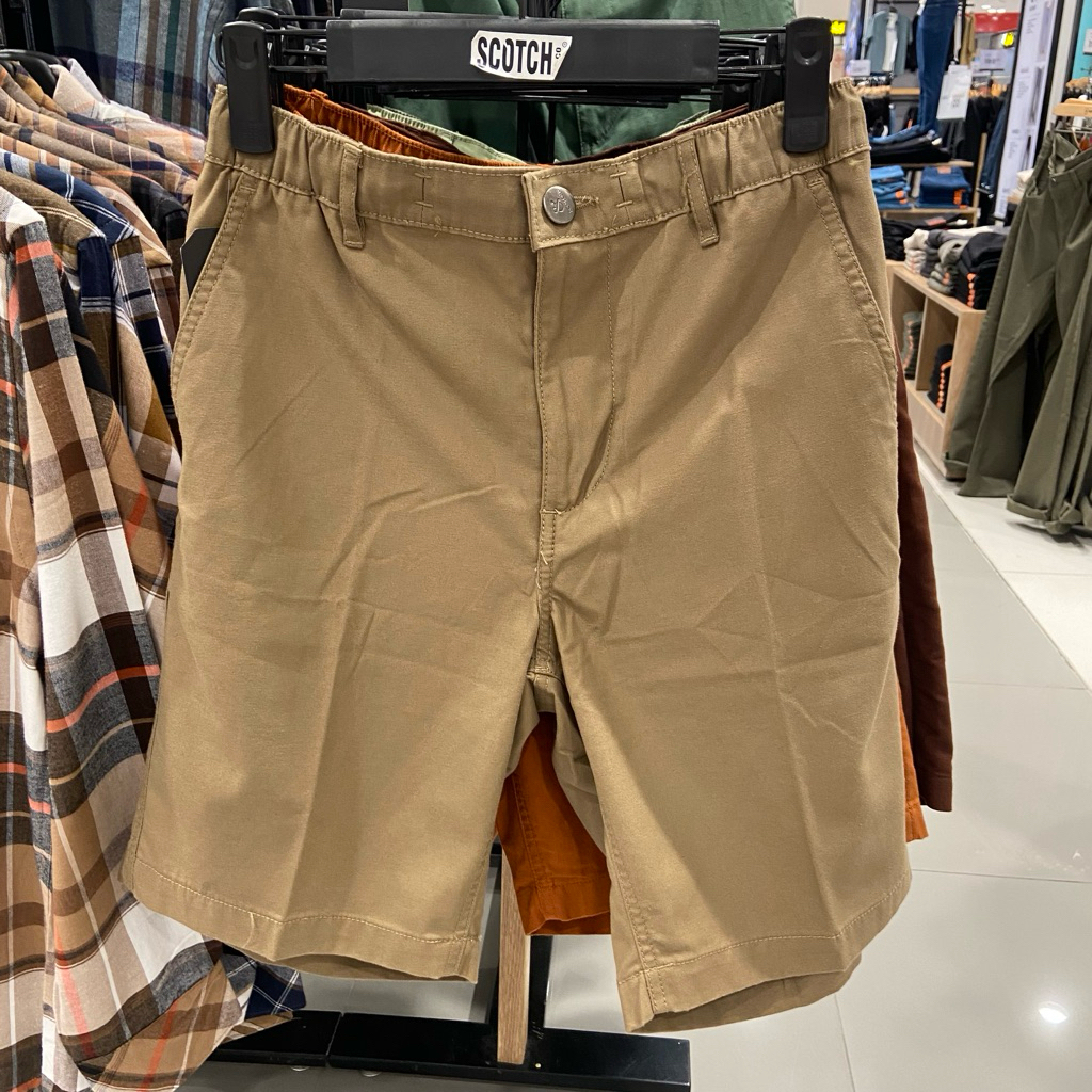 SCOTCH & CO Celana pendek chinos pria bahan tebal super comfy S-XXL