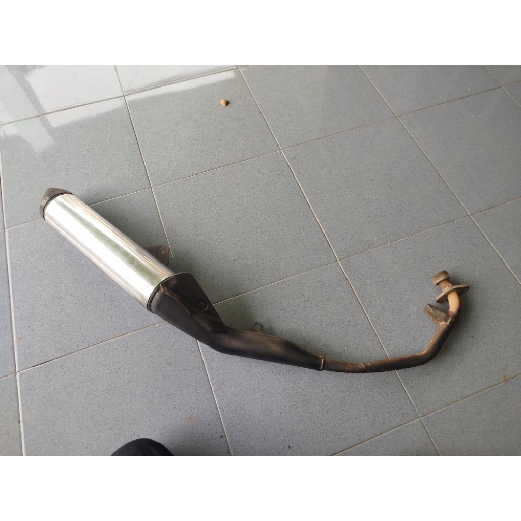 knalpot honda sonic 150R k56 original bekas copotan